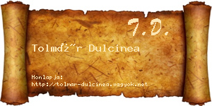 Tolmár Dulcinea névjegykártya